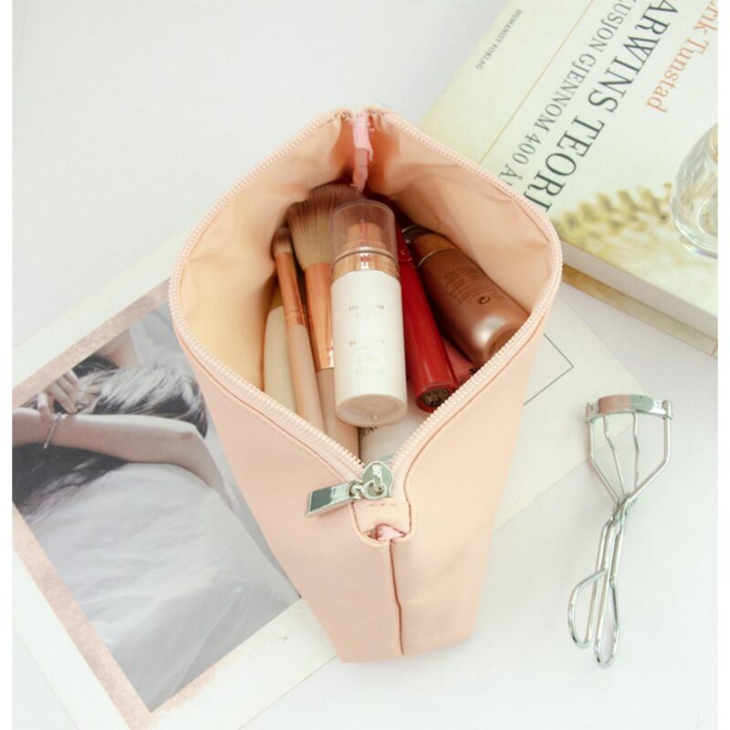 Custom PU Leather Toiletry Bag-Medium Size - 3