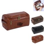 Custom PU Leather Toiletry Bag