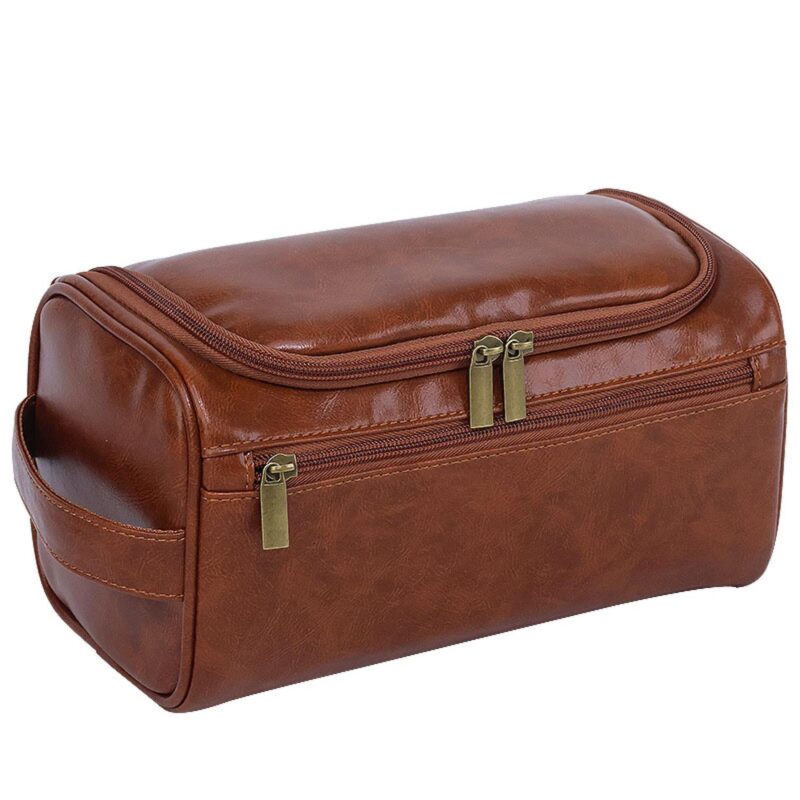 Custom PU Leather Toiletry Bag - 2