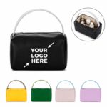 Custom PU Leather Travel Makeup And Toiletry Bag