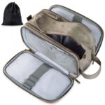 Custom PU Leather Travel Shaving Dopp Kit - 5