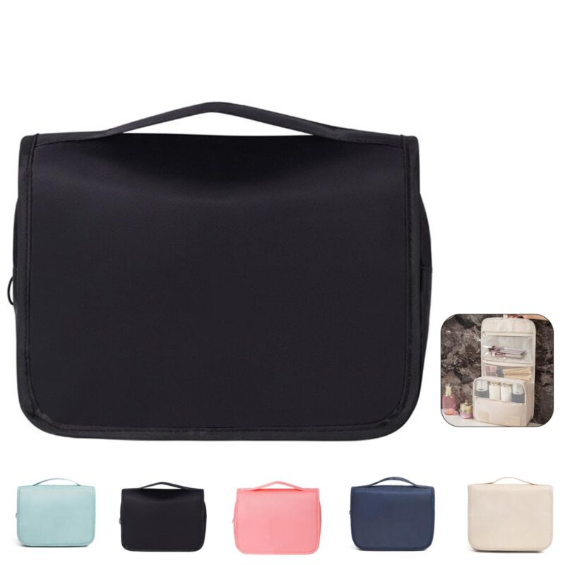 Custom PU Leather Travel Toiletry Bag - 1