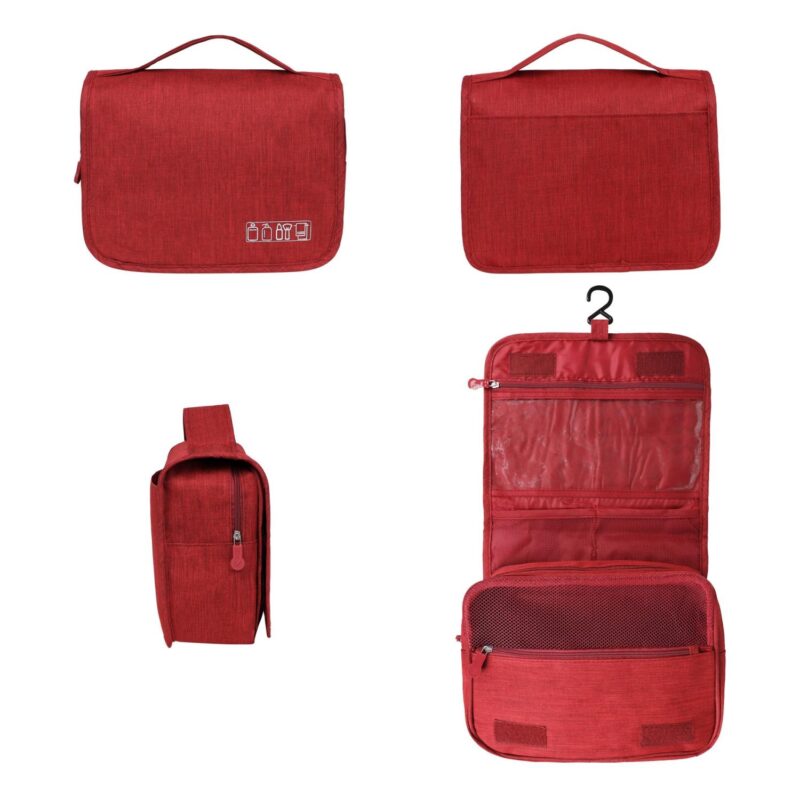 Custom PU Leather Travel Toiletry Bag - 1