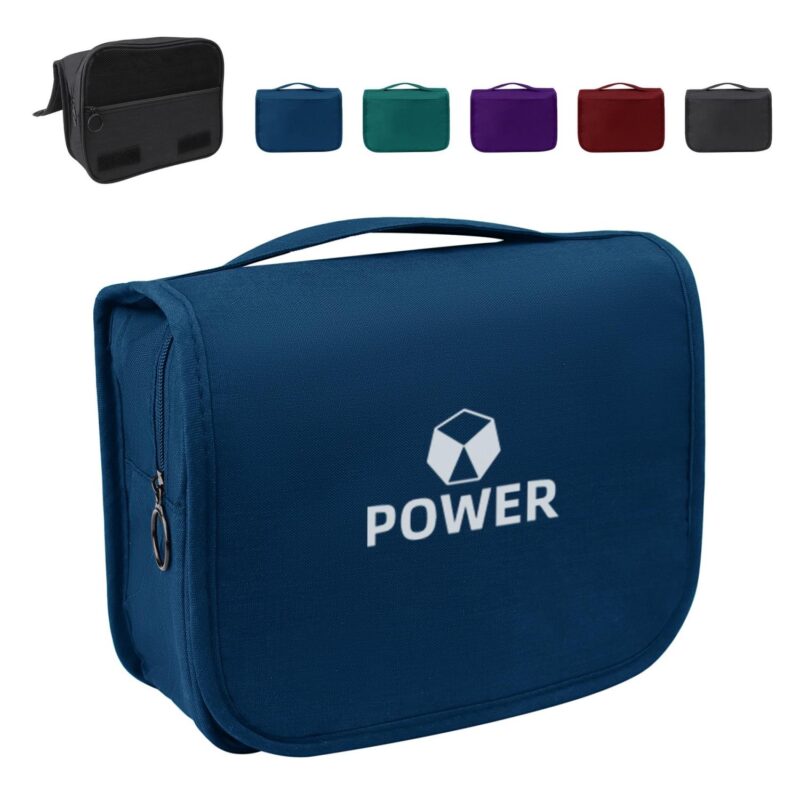 Custom PU Leather Travel Toiletry Bag