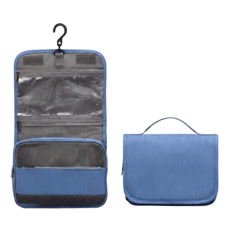 Custom PU Leather Travel Toiletry Bag With Waterproof Finish - 1