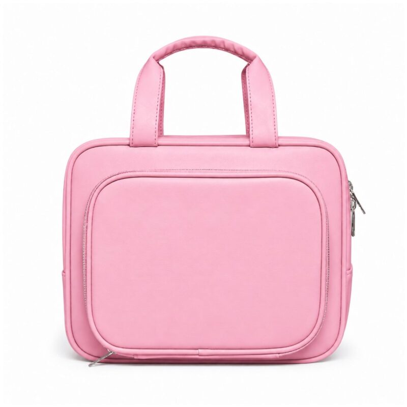 Custom PU Toiletry Bag With Brush Compartment - 3