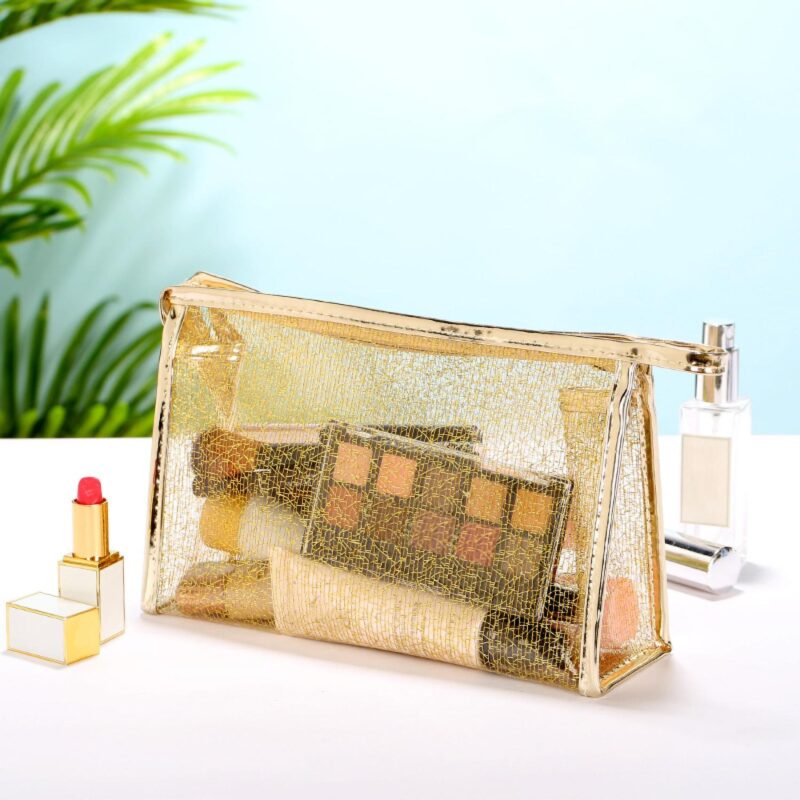 Custom PU Waterproof Cosmetic Case Toiletry Bag - 2