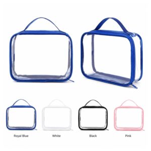 Custom PVC And 600D Polyester Toiletry Bag
