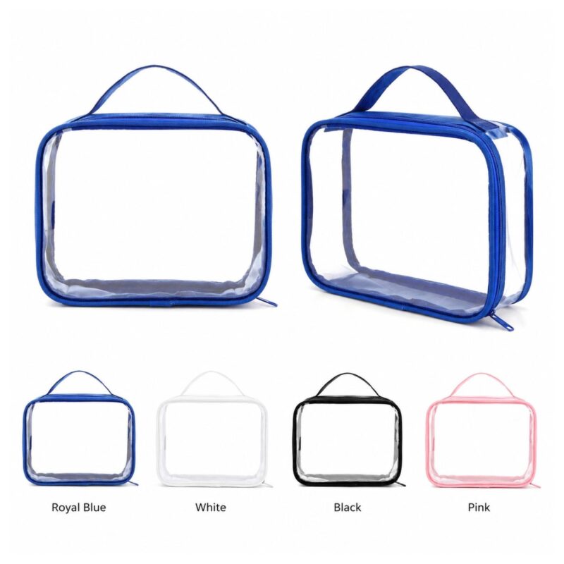 Custom PVC And 600D Polyester Toiletry Bag