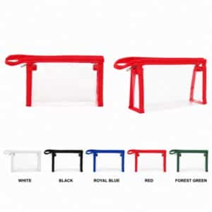 Custom PVC And Polyester Zippered Storage Toiletry Bag
