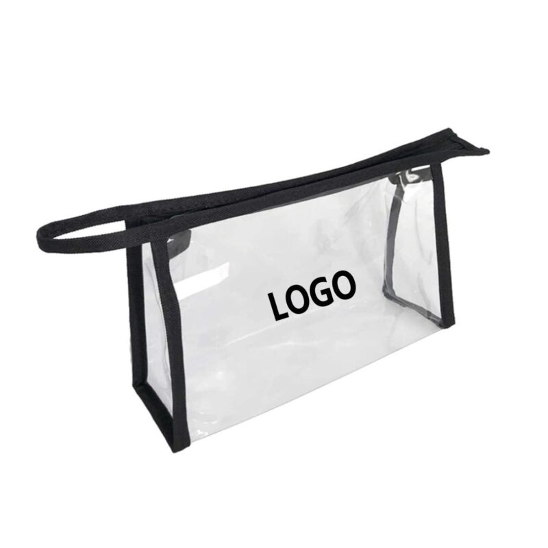 PVC-Clear-Cosmetic-toiletry-Bag-FLSD004 Custom PVC Clear Cosmetic toiletry Bag