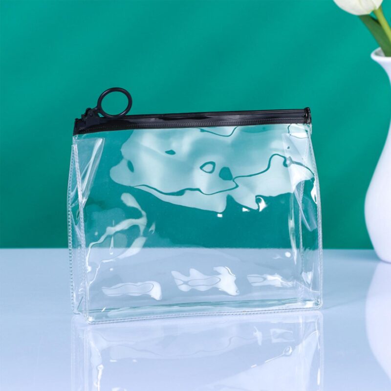 Custom PVC Clear Self Seal Cosmetic Travel Toiletry Bag - 3
