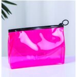 Custom PVC Clear Self Seal Cosmetic Travel Toiletry Bag - 4