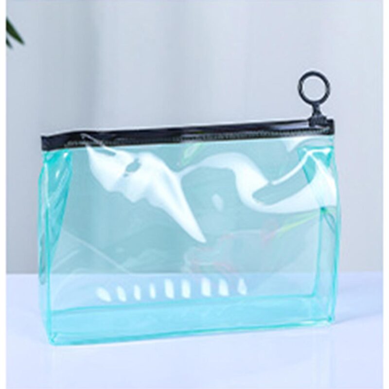 Custom PVC Clear Self Seal Cosmetic Travel Toiletry Bag - 6