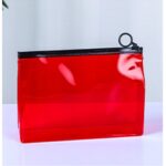 Custom PVC Clear Self Seal Cosmetic Travel Toiletry Bag - 7