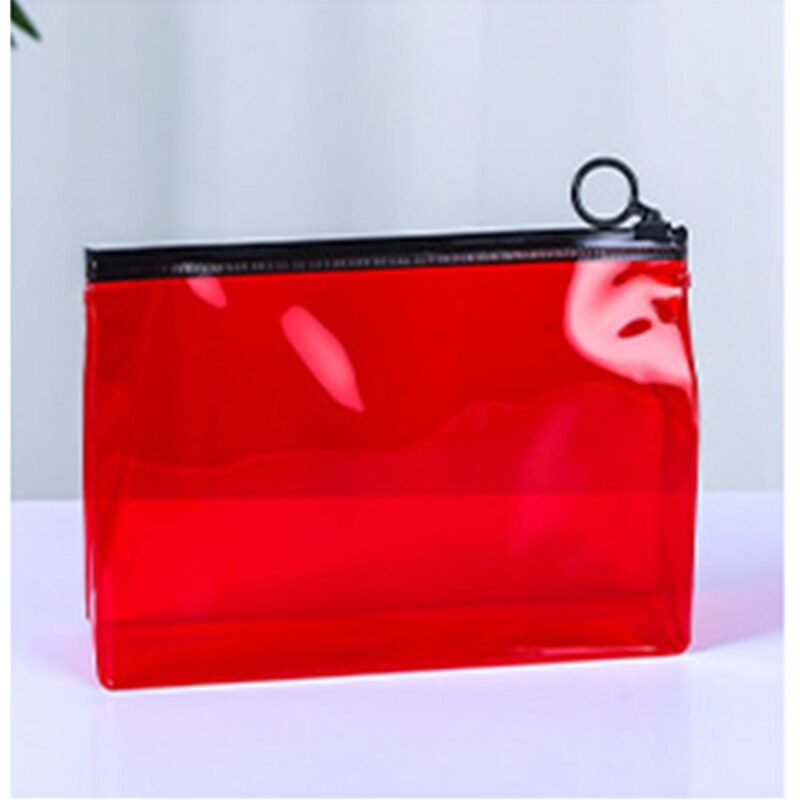 Custom PVC Clear Self Seal Cosmetic Travel Toiletry Bag - 7