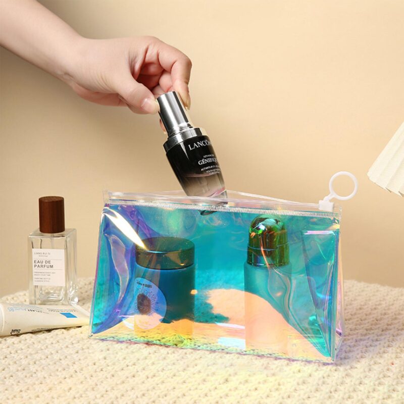 Custom PVC Clear Self Seal Cosmetic Travel Toiletry Bag - 3