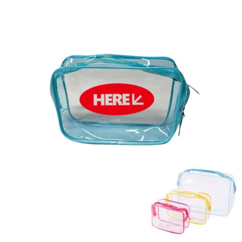 Custom PVC Clear Toiletry Bag