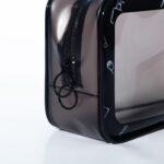Custom PVC Double Zippered Toiletry Bag Makeup Bag Handle Bag - 6