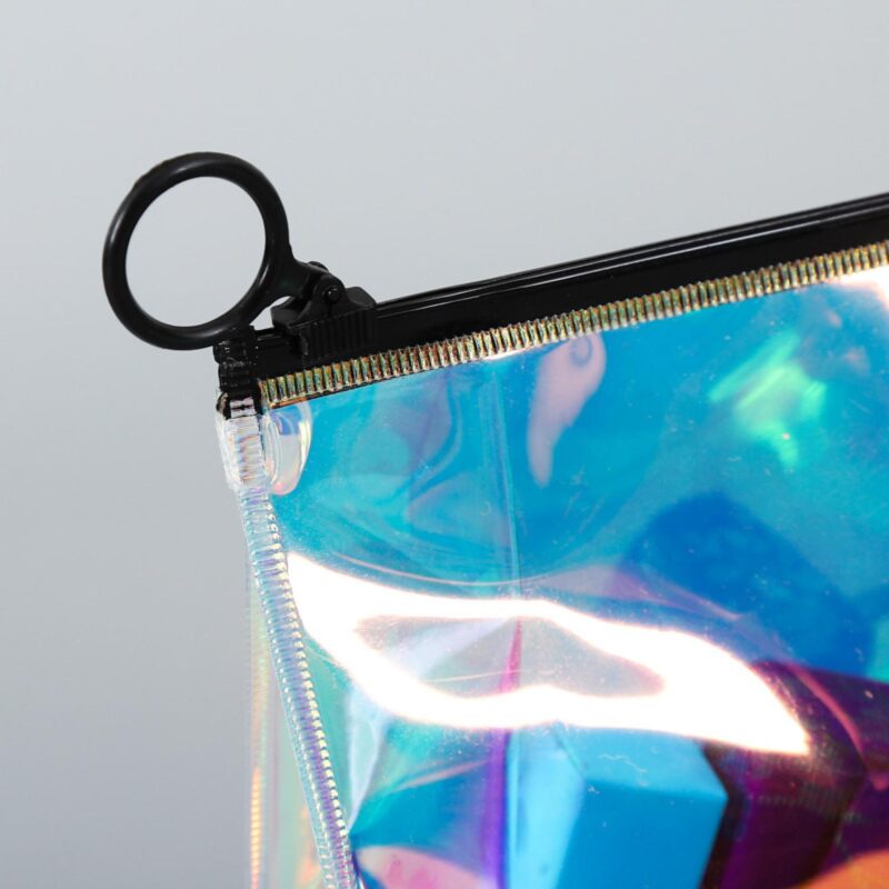 Custom PVC Translucent Frosted Zipper Toiletry Bag - 3