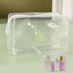 Custom PVC Transparent Toiletry Bag Cosmetic Makeup Organizer Waterproof Travel Storage Pouch