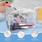 Custom PVC Transparent Toiletry Bag Cosmetic Makeup Organizer Waterproof Travel Storage Pouch - 8