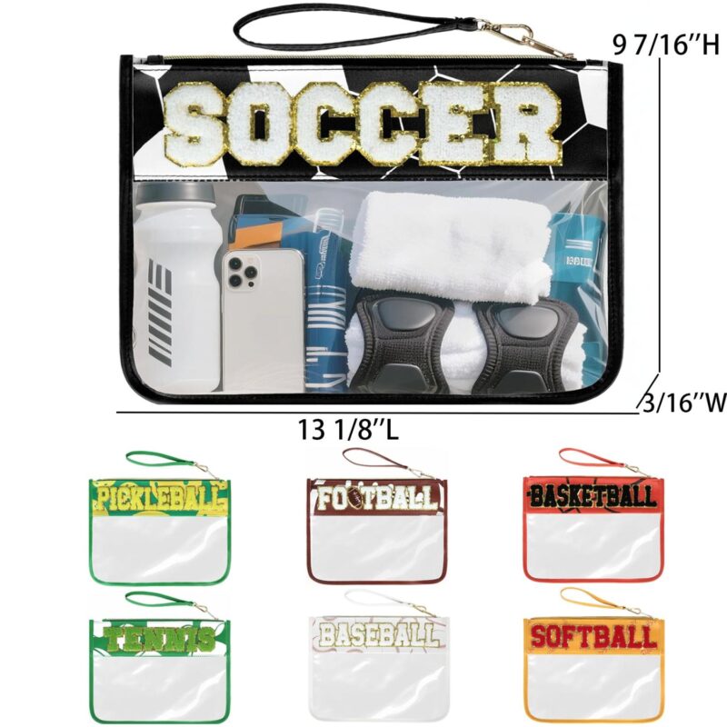 Custom PVC Transparent Toiletry Bag - 1