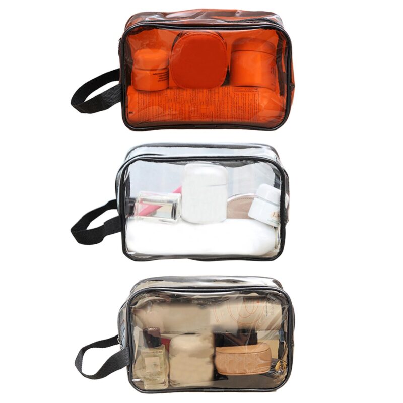 Custom PVC Transparent Toiletry Bag - 1