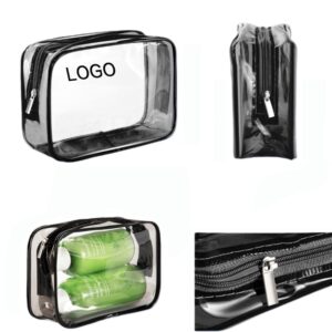 Custom PVC Transparent Travel Toiletry Bag