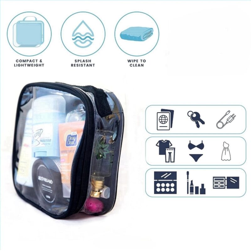Custom PVC transparent toiletry bag - 9
