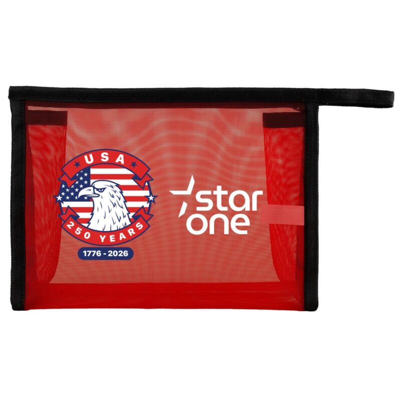 Custom Patriotic Mesh Toiletry Bag - 2