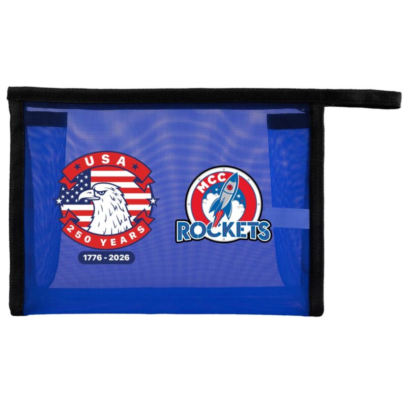 Custom Patriotic Mesh Toiletry Bag - 4