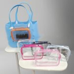 Custom Perforated bag hanging PVC medium-sized toiletry bag - 1
