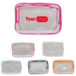 Custom Perforated bag hanging PVC medium-sized toiletry bag