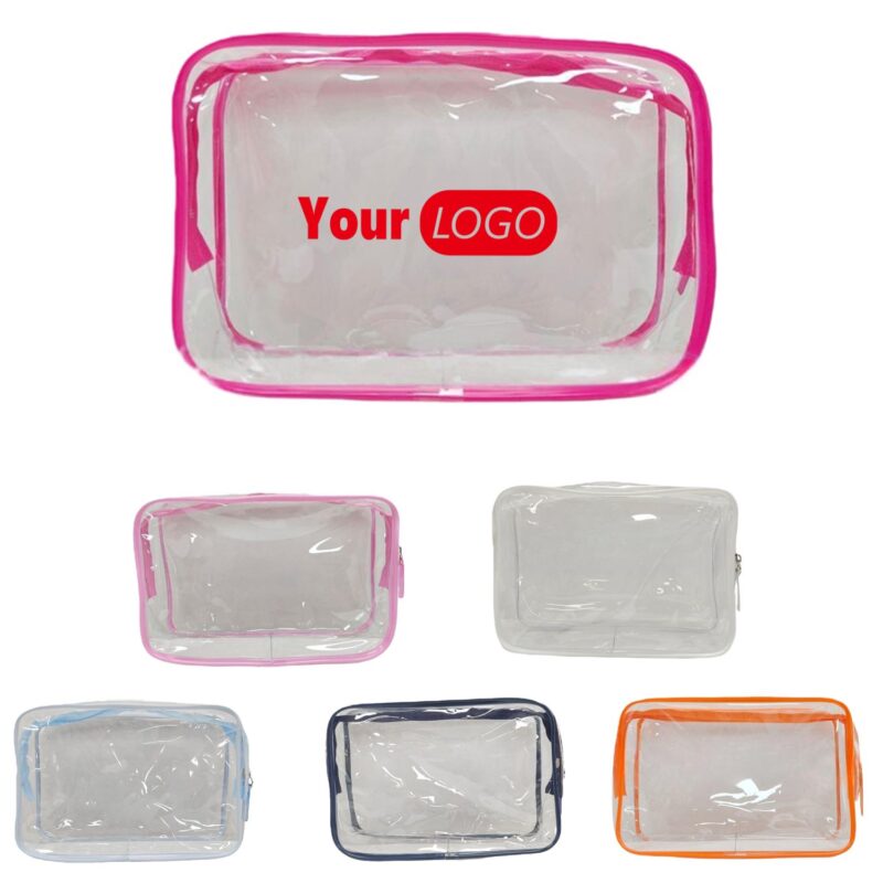 Custom Perforated bag hanging PVC medium-sized toiletry bag