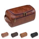 Custom Personalized Leather Toiletry Bag - 1