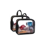 Custom Plastic Toiletry Bag With Handle Strap - 1
