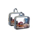 Custom Plastic Toiletry Bag With Handle Strap - 2