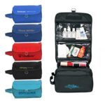 Custom Poly Backing Hanging Toiletry Bag