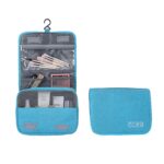 Custom Polyester Fabric Travel Hanging Toiletry Bag - 5
