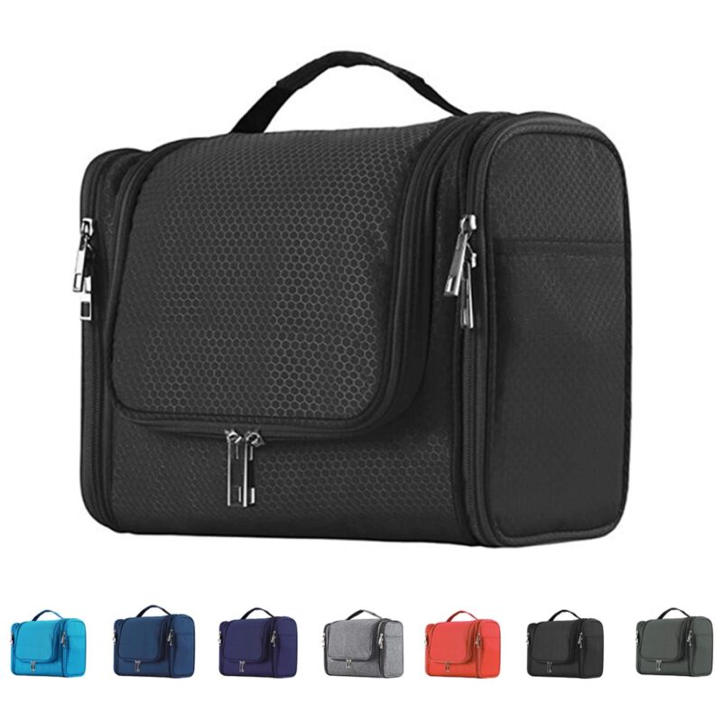 Custom Polyester Hanging Travel Toiletry Bag - 1