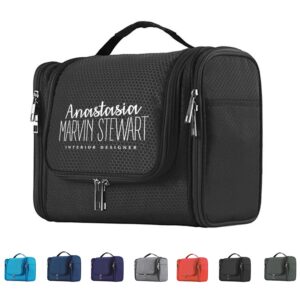 Custom Polyester Hanging Travel Toiletry Bag