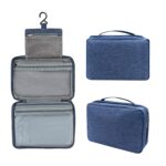 Custom Polyester Portable Travel Hanging Toiletry Bag W/ Zipper - 1