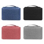 Custom Polyester Portable Travel Hanging Toiletry Bag W/ Zipper - 2