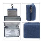 Custom Polyester Portable Travel Hanging Toiletry Bag W/ Zipper - 3