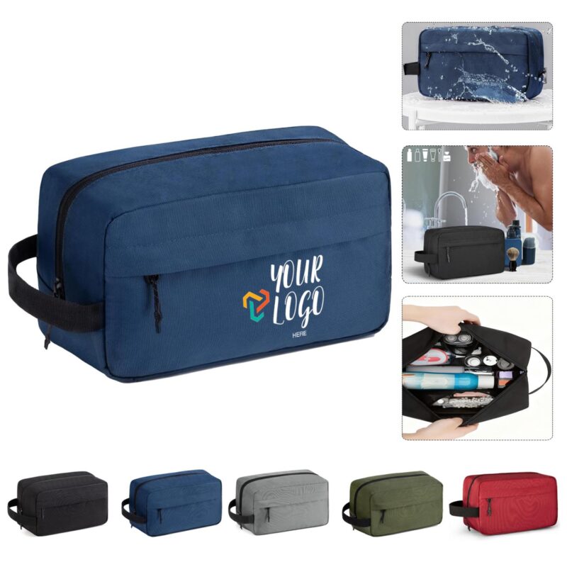 Polyester-Travel-Toiletry-Bag-CZLY-251407 Custom Polyester Travel Toiletry Bag