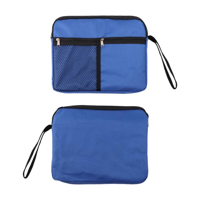 Custom Polyester Waterproof Travel Cosmetic Toiletry Bag W/ Handle - 1