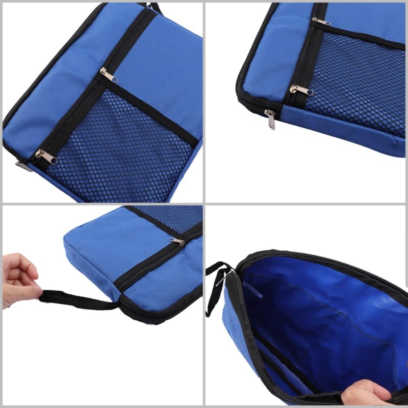 Custom Polyester Waterproof Travel Cosmetic Toiletry Bag W/ Handle - 2