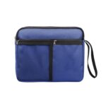 Custom Polyester Waterproof Travel Cosmetic Toiletry Bag W/ Handle - 4