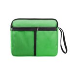 Custom Polyester Waterproof Travel Cosmetic Toiletry Bag W/ Handle - 7